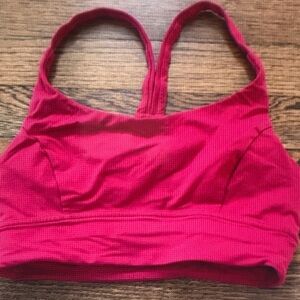 Women's Pink Racerback Sports Bra Top